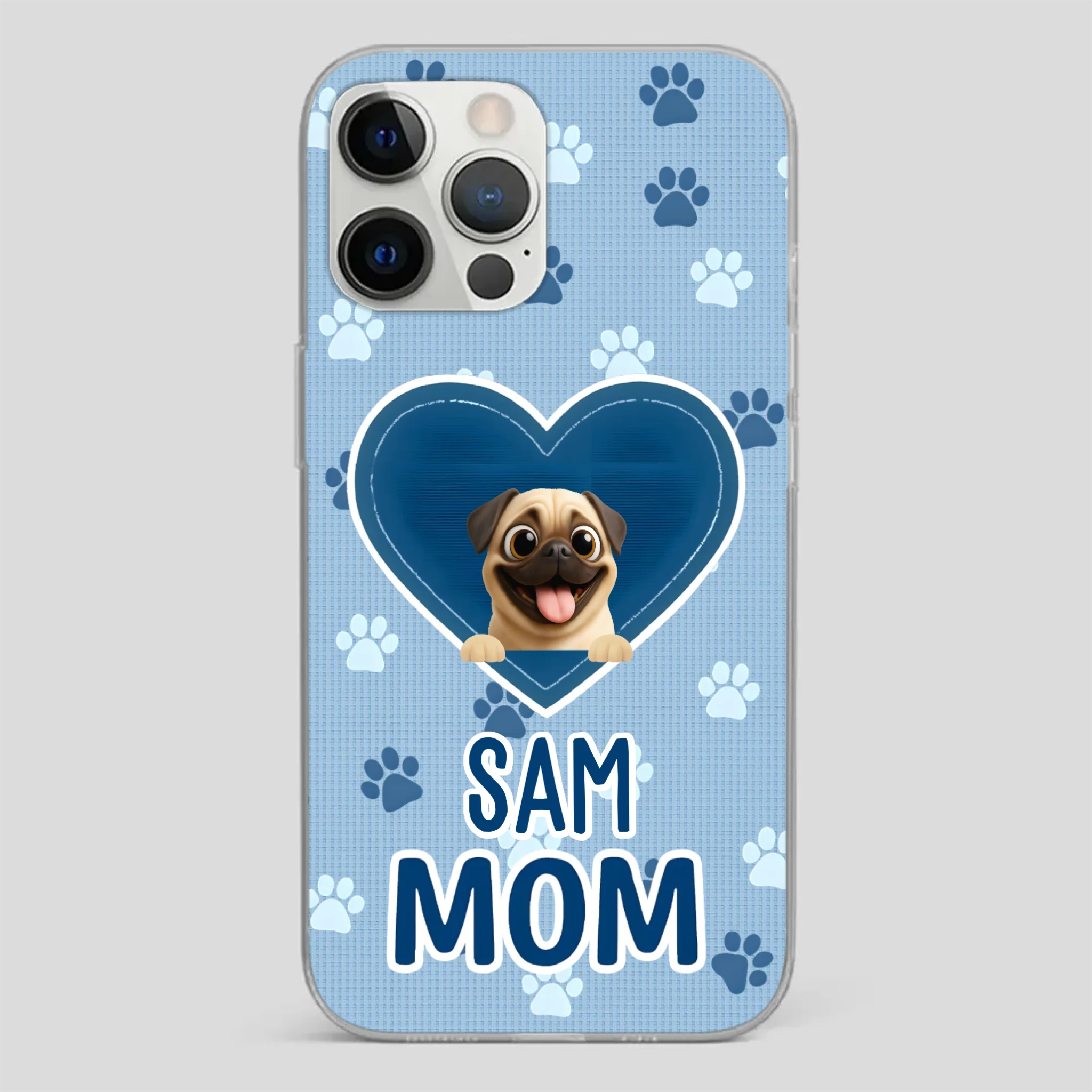Personalized Pug Lover Phone Case - Perfect Gift For Dog Mom | 89Prints
