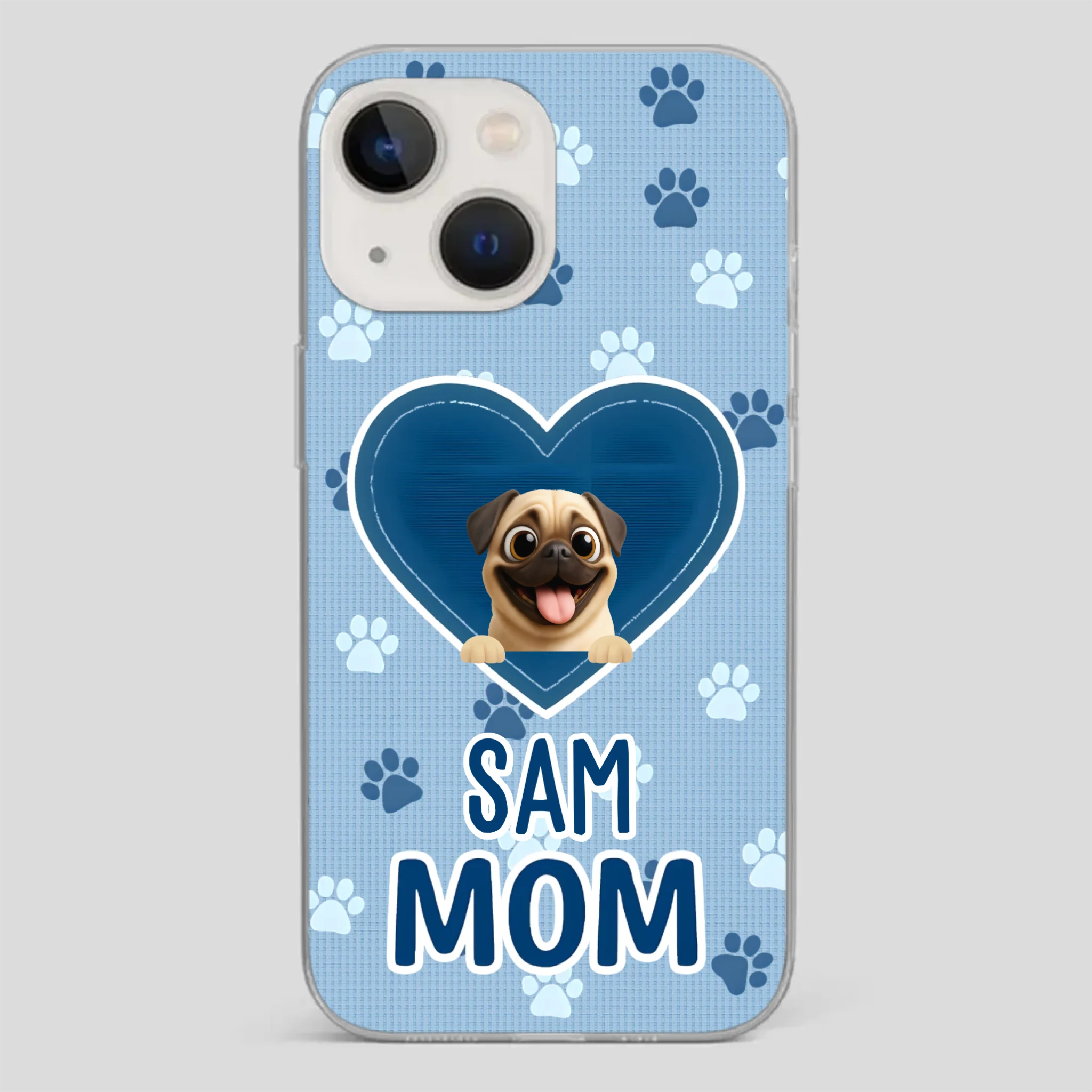 Personalized Pug Lover Phone Case - Perfect Gift For Dog Mom | 89Prints
