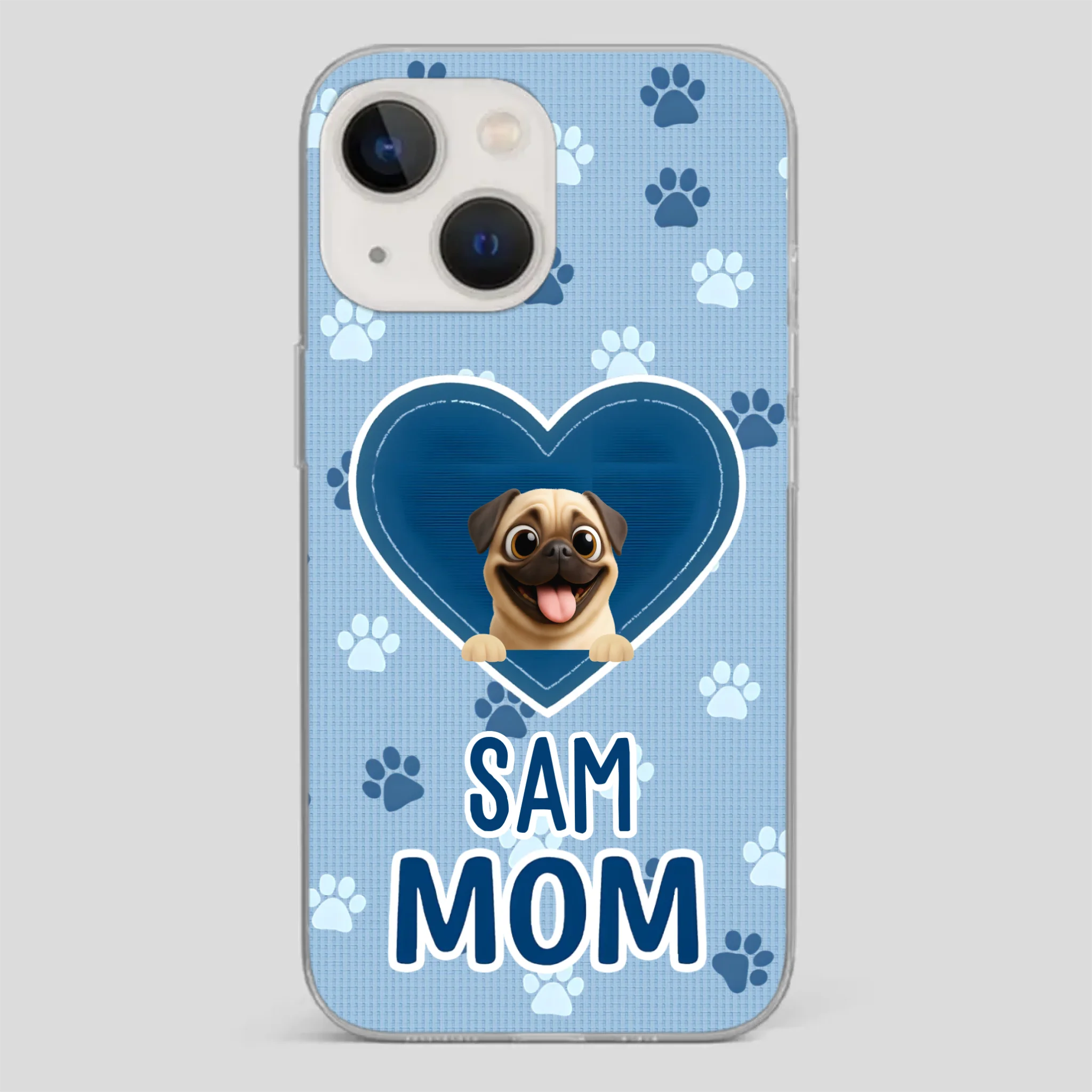 Personalized Pug Lover Phone Case - Perfect Gift For Dog Mom | 89Prints
