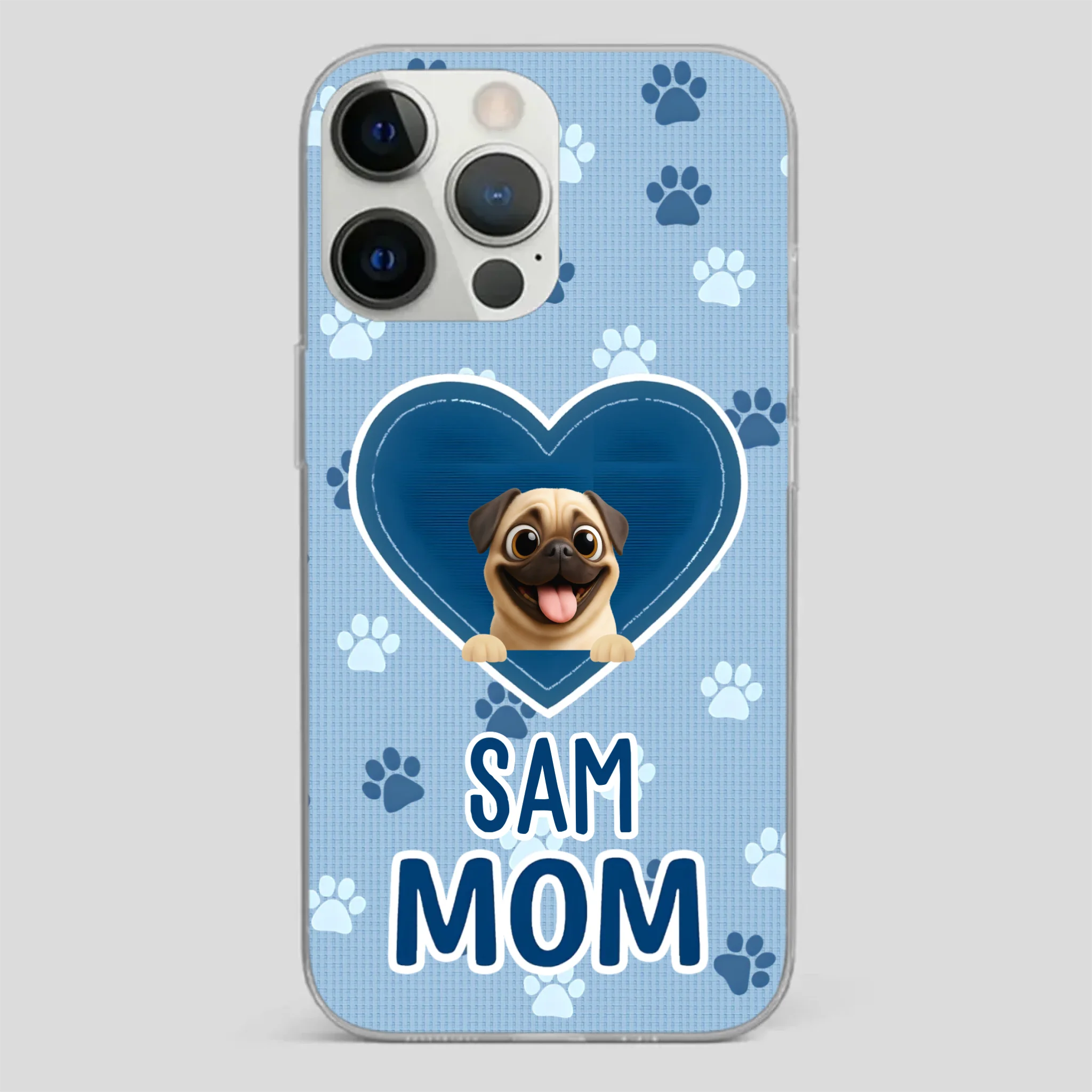 Personalized Pug Lover Phone Case - Perfect Gift For Dog Mom | 89Prints