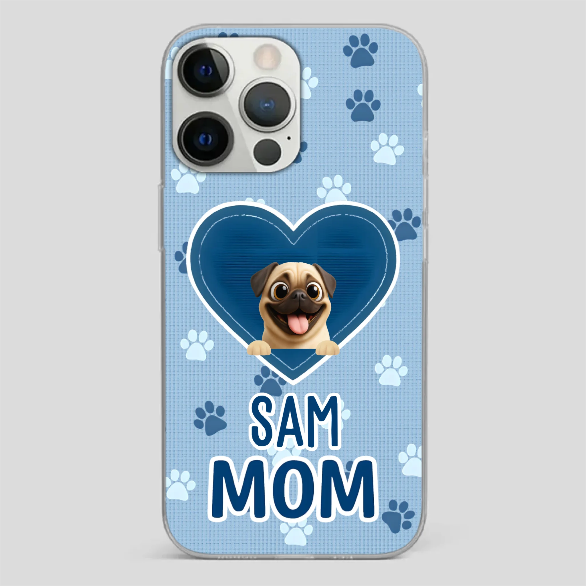 Personalized Pug Lover Phone Case - Perfect Gift For Dog Mom | 89Prints