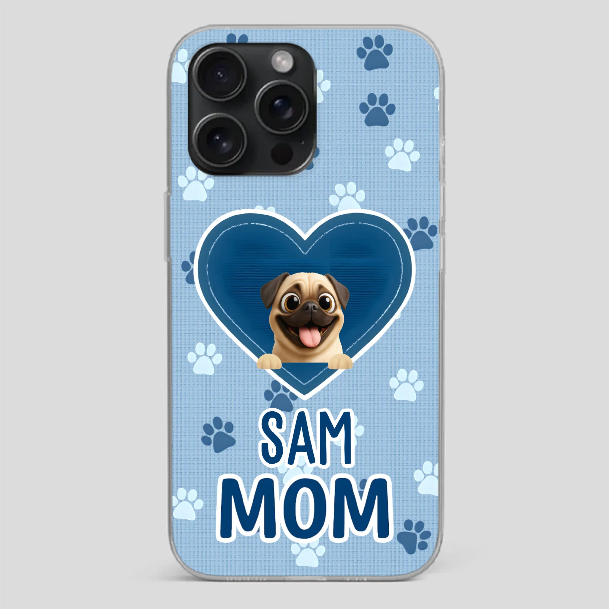 Personalized Pug Lover Phone Case - Perfect Gift For Dog Mom | 89Prints