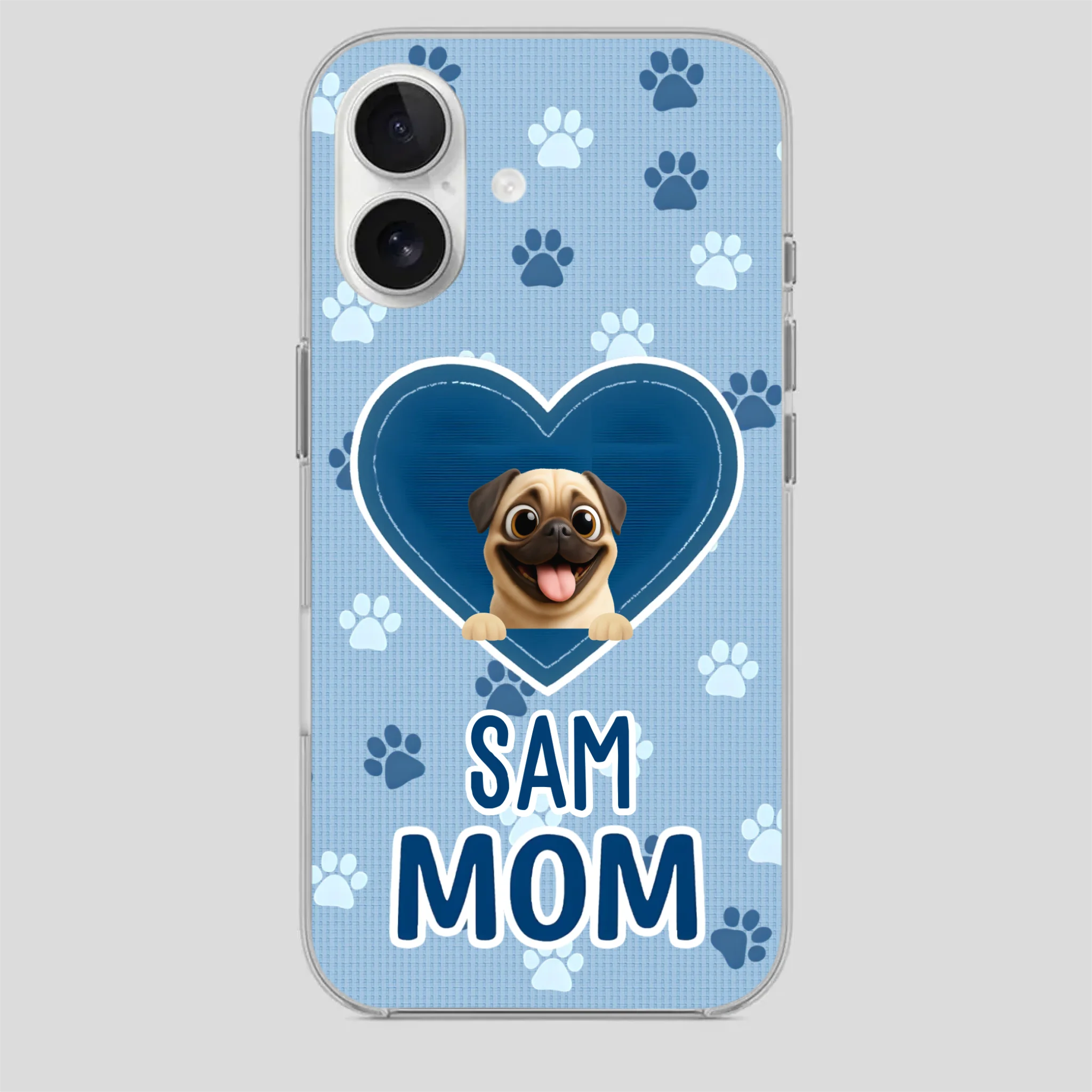 Personalized Pug Lover Phone Case - Perfect Gift For Dog Mom | 89Prints
