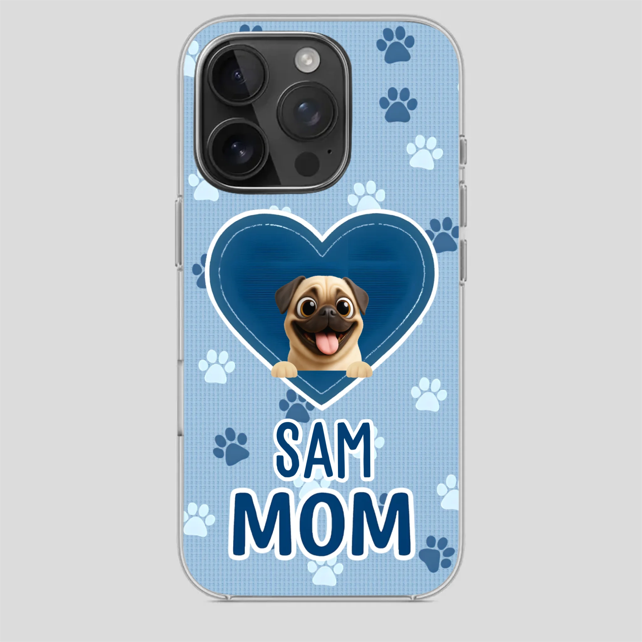 Personalized Pug Lover Phone Case - Perfect Gift For Dog Mom | 89Prints