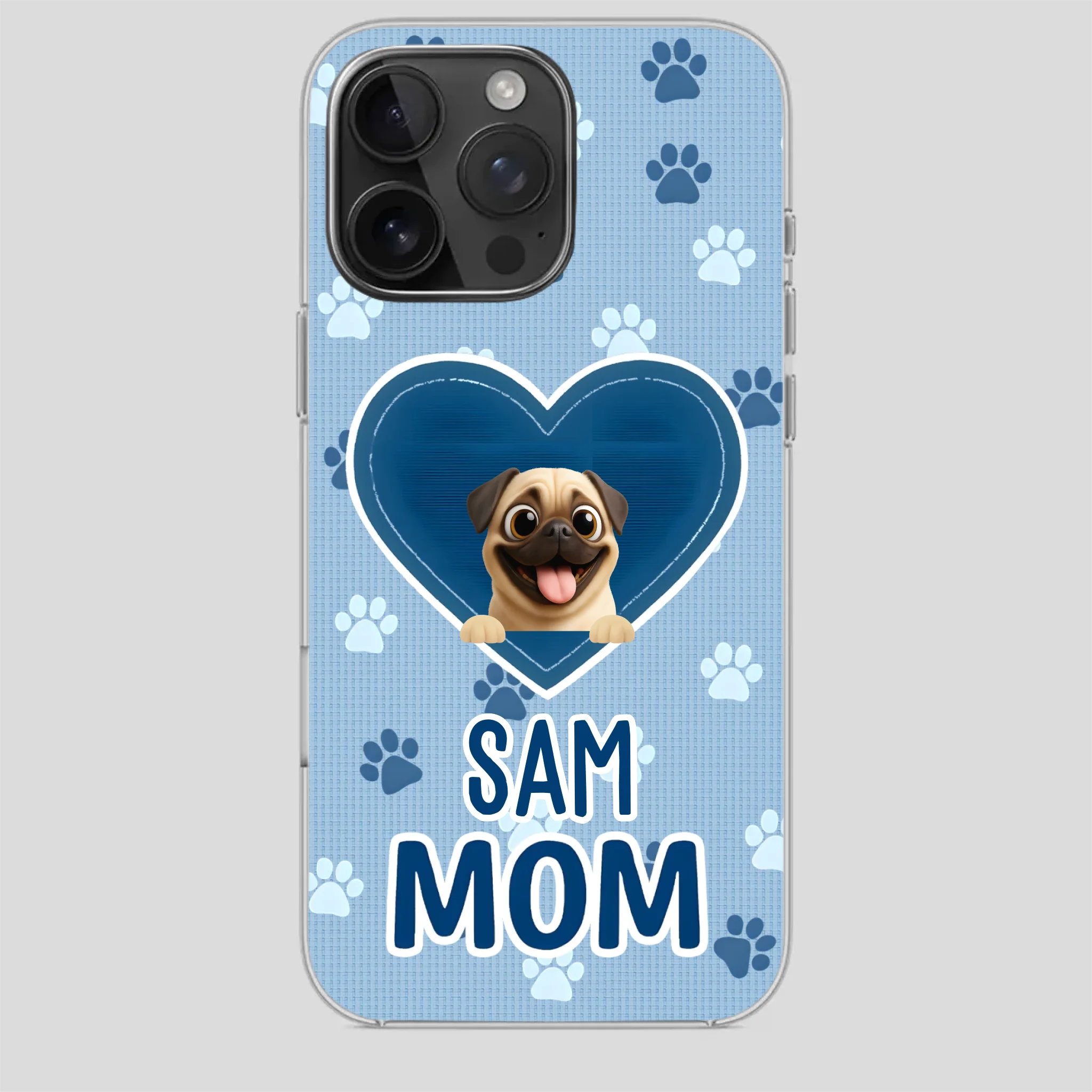 Personalized Pug Lover Phone Case - Perfect Gift For Dog Mom | 89Prints