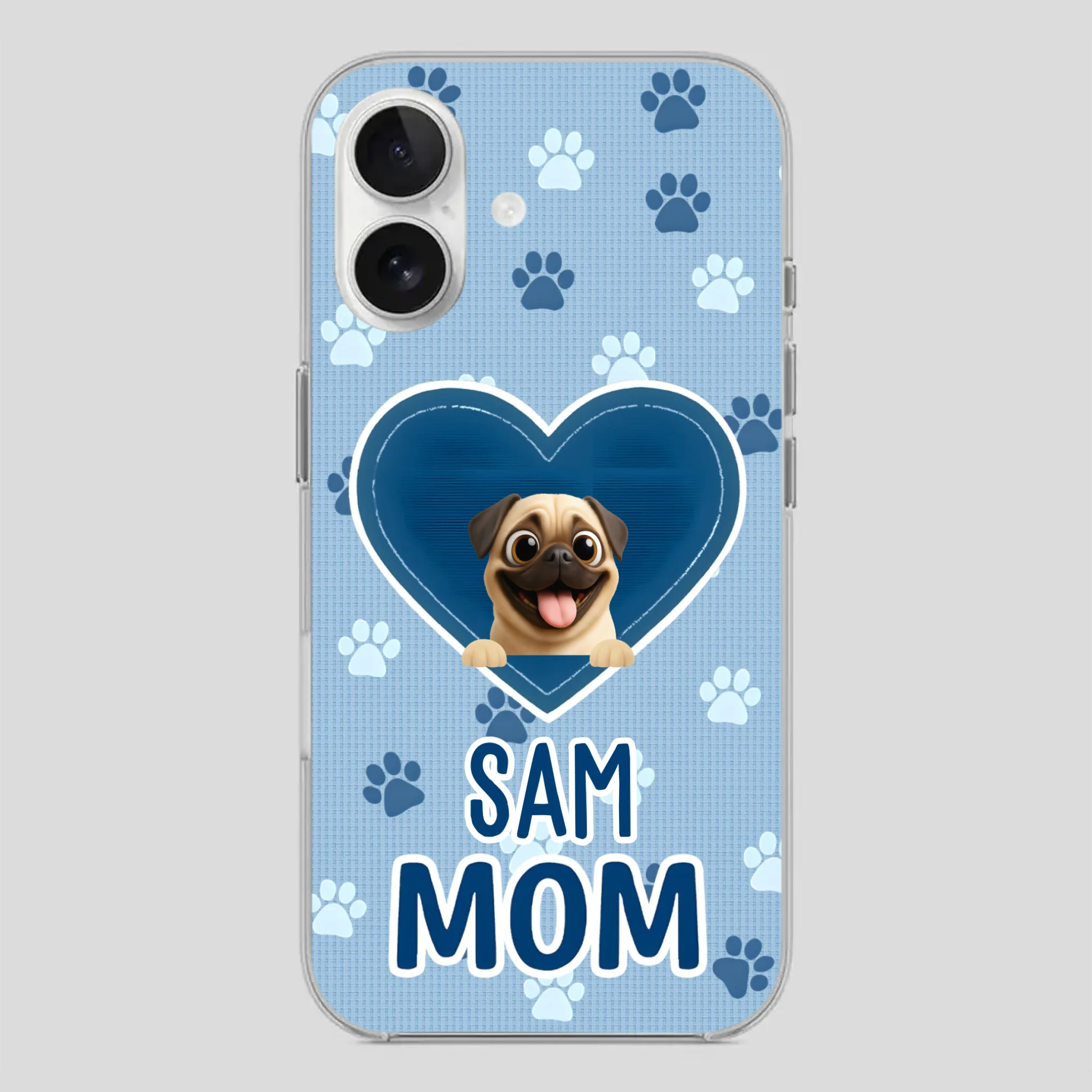 Personalized Pug Lover Phone Case - Perfect Gift For Dog Mom | 89Prints