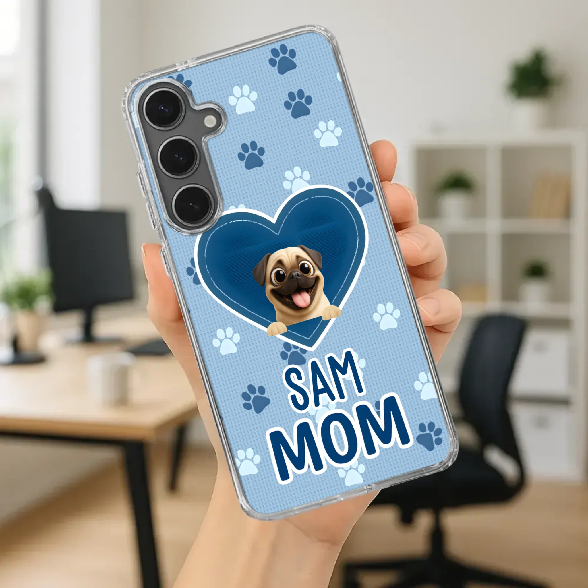 Personalized Pug Lover Phone Case - Perfect Gift For Dog Mom | 89Prints