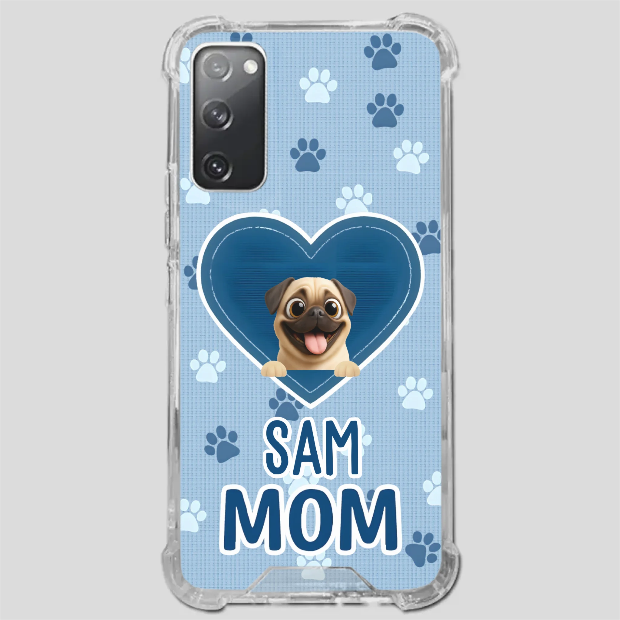 Personalized Pug Lover Phone Case - Perfect Gift For Dog Mom | 89Prints