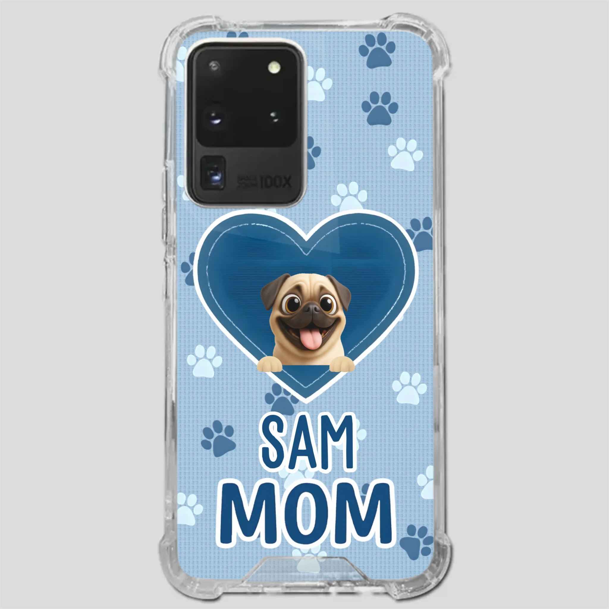 Personalized Pug Lover Phone Case - Perfect Gift For Dog Mom | 89Prints