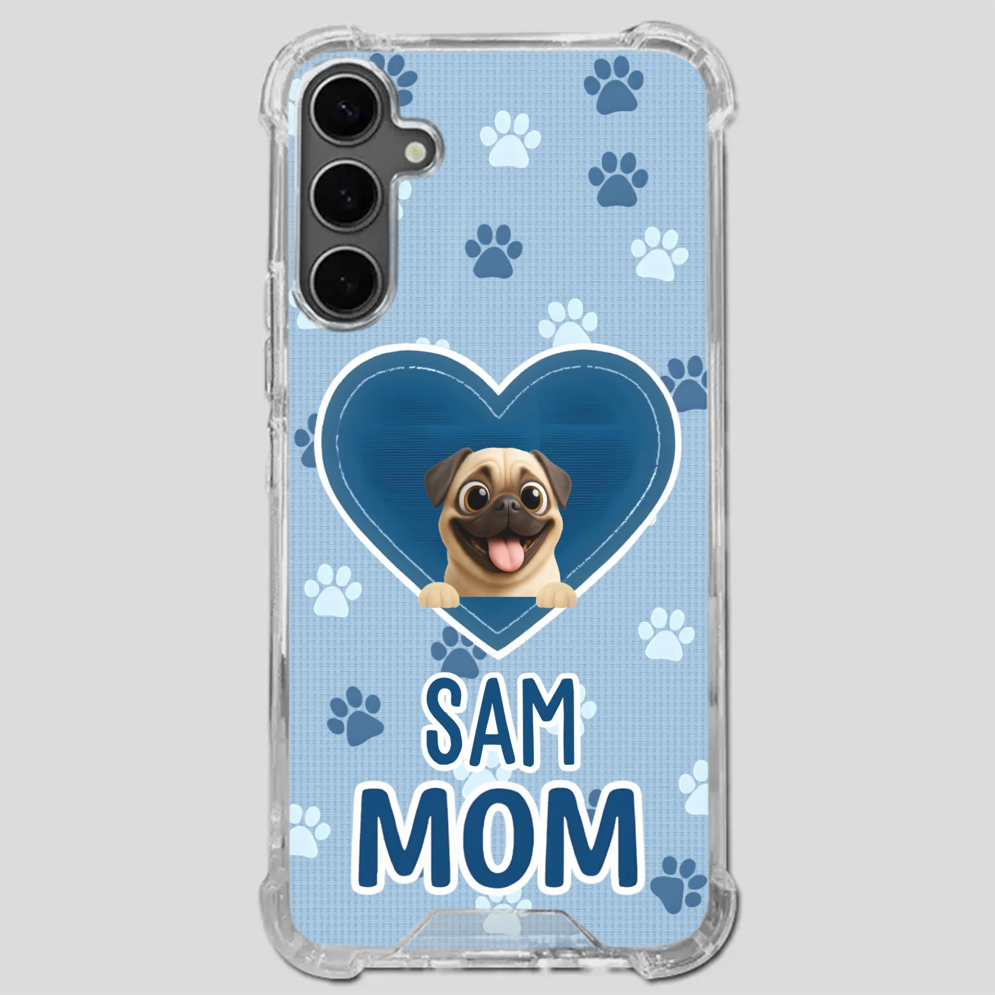 Personalized Pug Lover Phone Case - Perfect Gift For Dog Mom | 89Prints