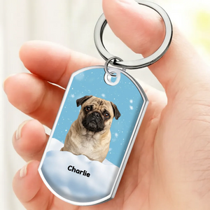 Custom Pug Keychain – The Moment Your Heart Stopped, Mine Changed Forever | 89Prints