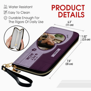 Personalized Pug Lover Wallet – Custom Photo Gift For Pet Mom | 89Prints