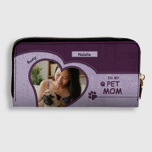 Personalized Pug Lover Wallet – Custom Photo Gift For Pet Mom | 89Prints