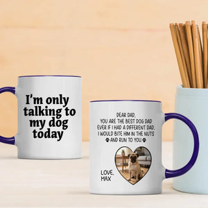 Custom Pug Lover Mug - Funny Personalized You Are The Best Dog Dad Ever Photo Present | 89Prints