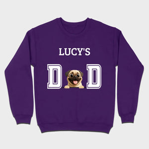 Personalized Pug Lover Hoodie - Custom Dog Dad T-Shirt With Dog Icons & Names | 89Prints