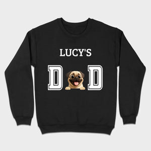 Personalized Pug Lover Hoodie - Custom Dog Dad T-Shirt With Dog Icons & Names | 89Prints