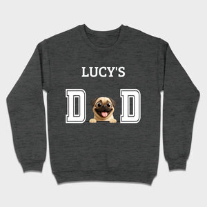 Personalized Pug Lover Hoodie - Custom Dog Dad T-Shirt With Dog Icons & Names | 89Prints
