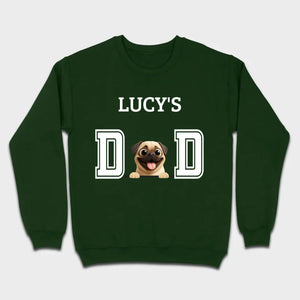 Personalized Pug Lover Hoodie - Custom Dog Dad T-Shirt With Dog Icons & Names | 89Prints