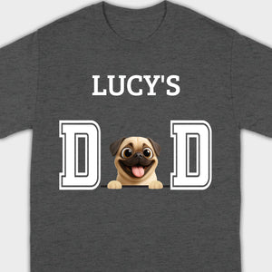 Personalized Pug Lover Hoodie - Custom Dog Dad T-Shirt With Dog Icons & Names | 89Prints