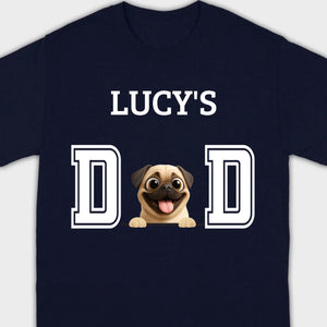 Personalized Pug Lover Hoodie - Custom Dog Dad T-Shirt With Dog Icons & Names | 89Prints