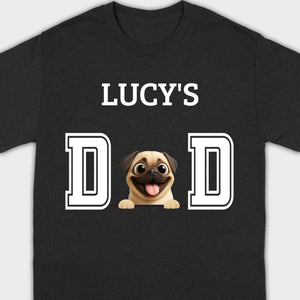 Personalized Pug Lover Hoodie - Custom Dog Dad T-Shirt With Dog Icons & Names | 89Prints