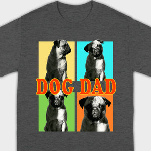 Personalized Pug Basic Tee - Custom Best Dog Dad/Mom T-Shirt | 89Prints