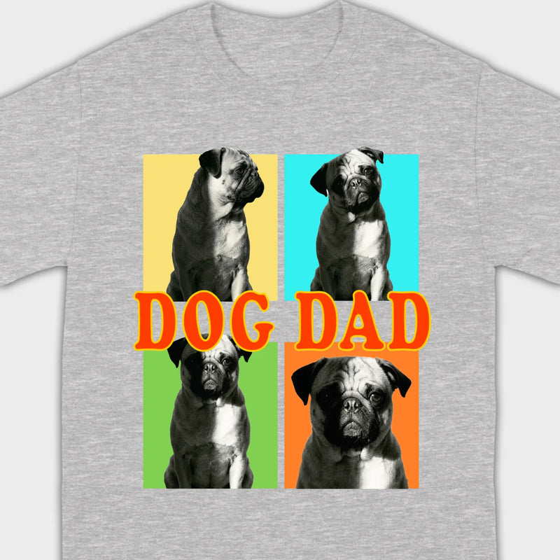 Personalized Pug Basic Tee - Custom Best Dog Dad/Mom T-Shirt | 89Prints