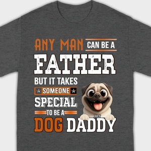 Custom Pug Lover Basic Tee – Celebrate Being A Special Dog Dad T-Shirts | 89Prints