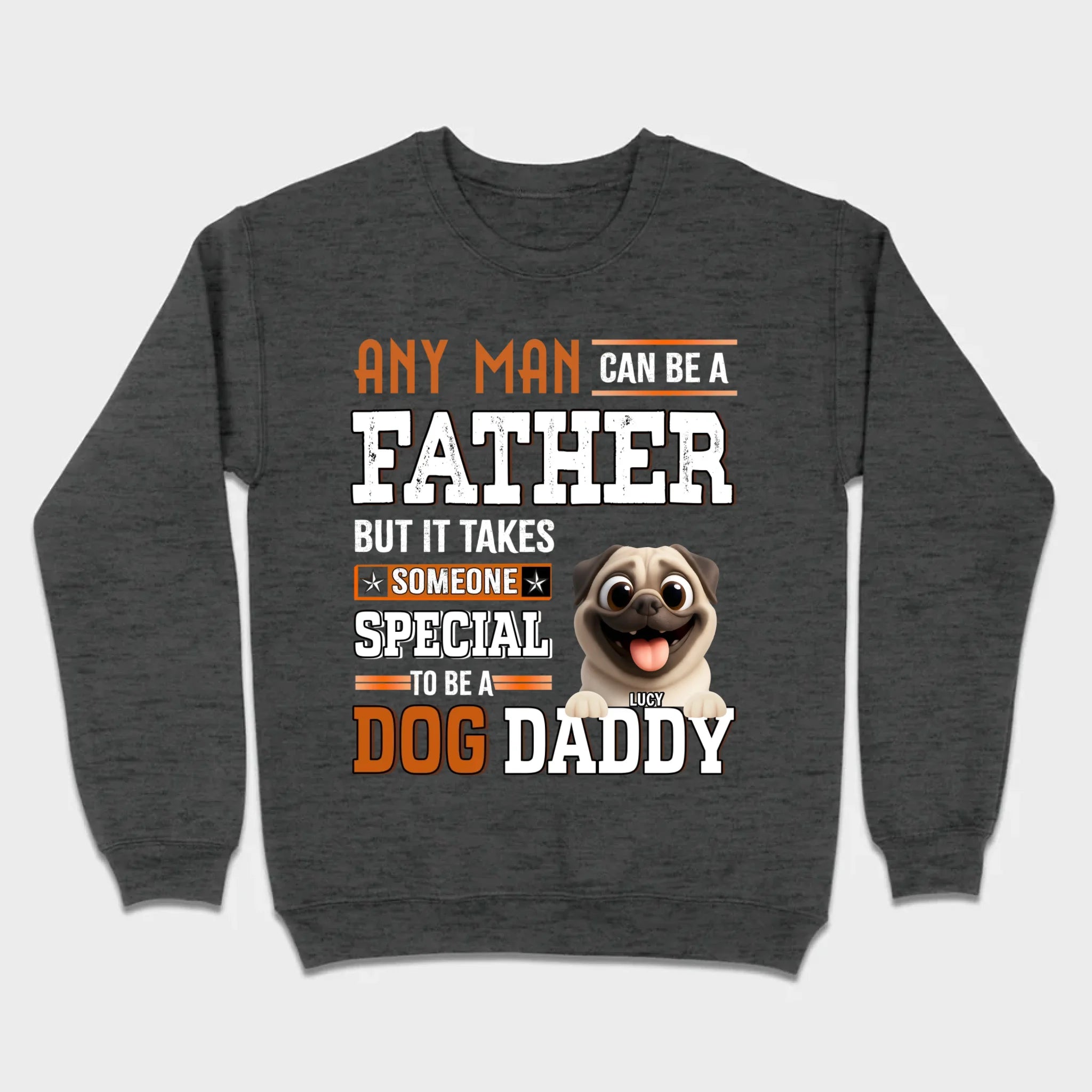 Custom Pug Lover Basic Tee – Celebrate Being A Special Dog Dad T-Shirts | 89Prints