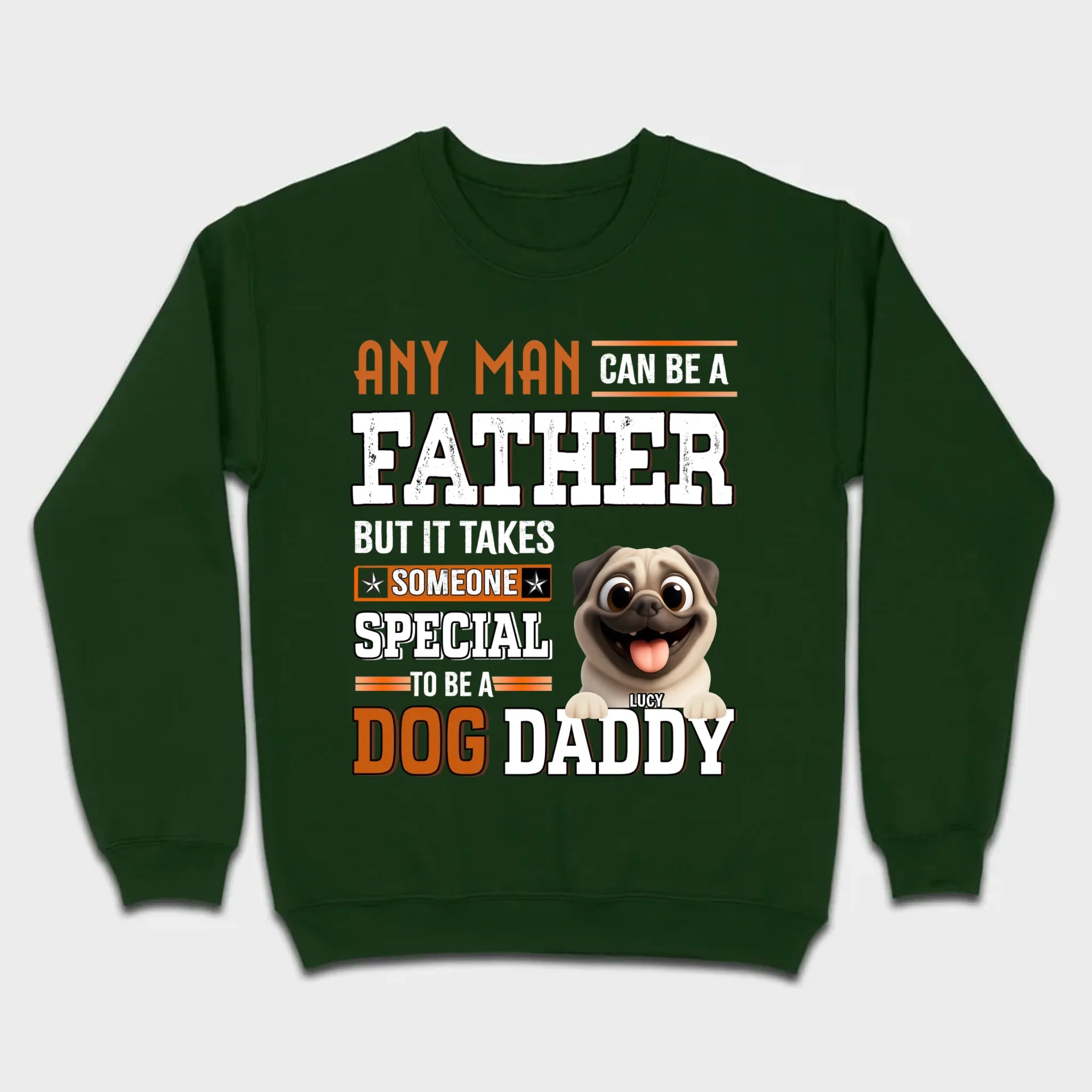 Custom Pug Lover Basic Tee – Celebrate Being A Special Dog Dad T-Shirts | 89Prints