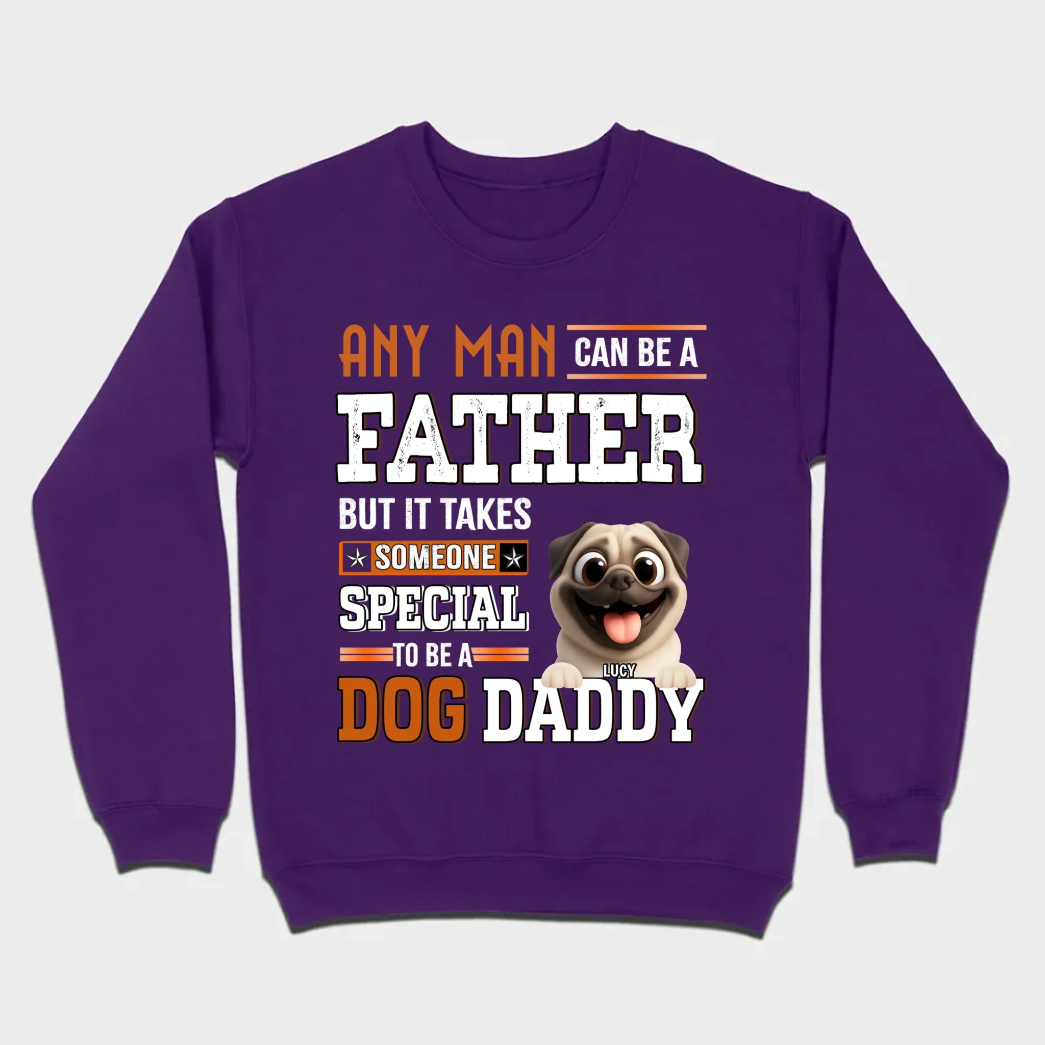 Custom Pug Lover Basic Tee – Celebrate Being A Special Dog Dad T-Shirts | 89Prints