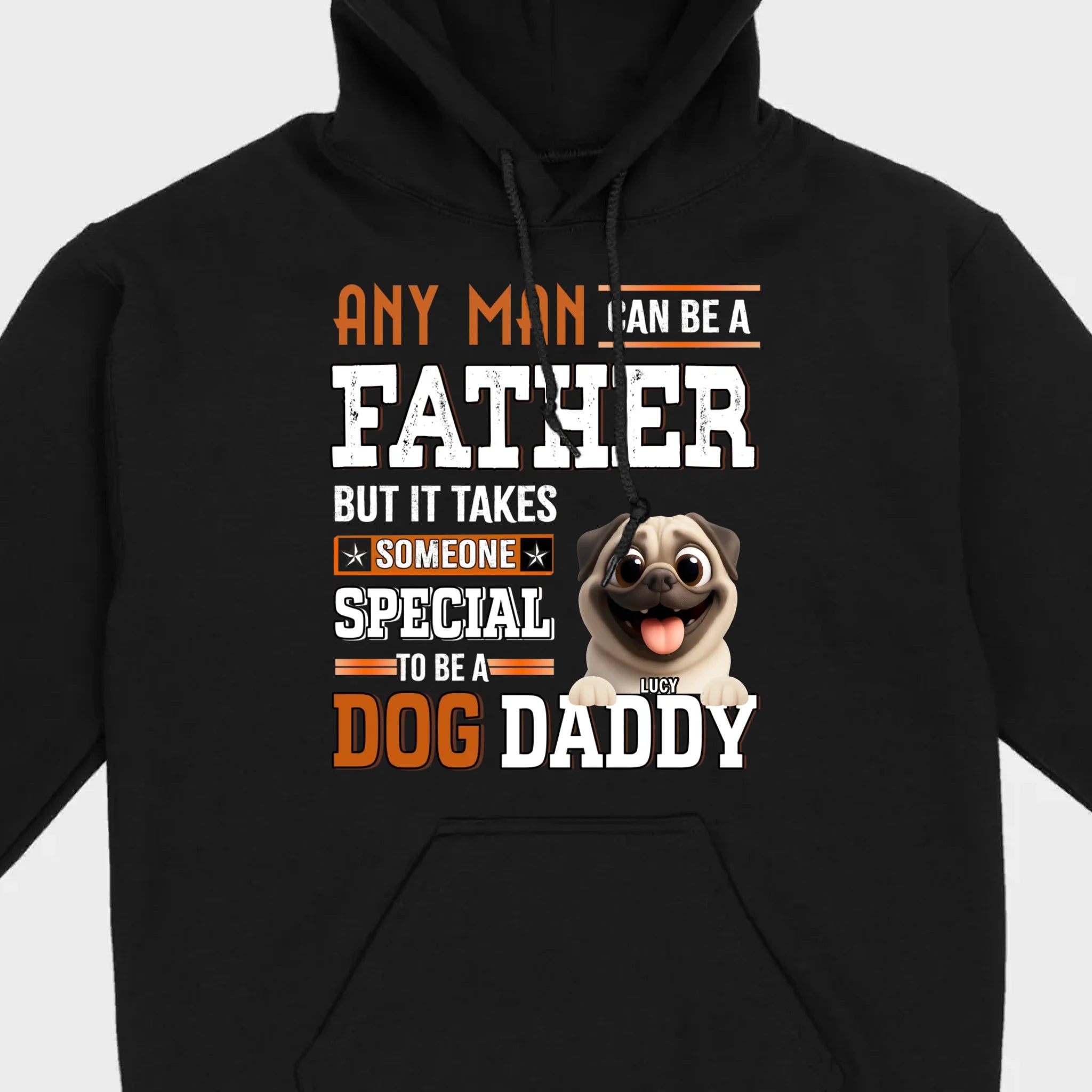 Custom Pug Lover Basic Tee – Celebrate Being A Special Dog Dad T-Shirts | 89Prints