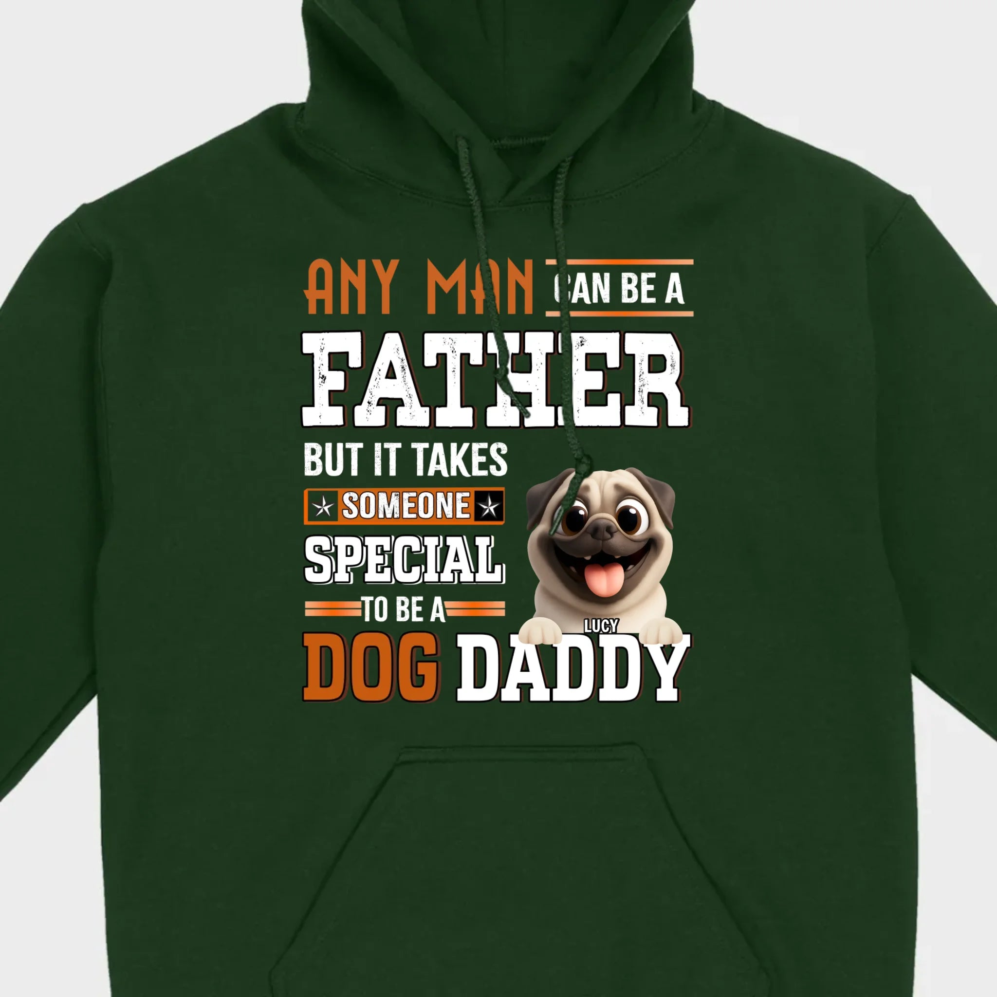 Custom Pug Lover Basic Tee – Celebrate Being A Special Dog Dad T-Shirts | 89Prints