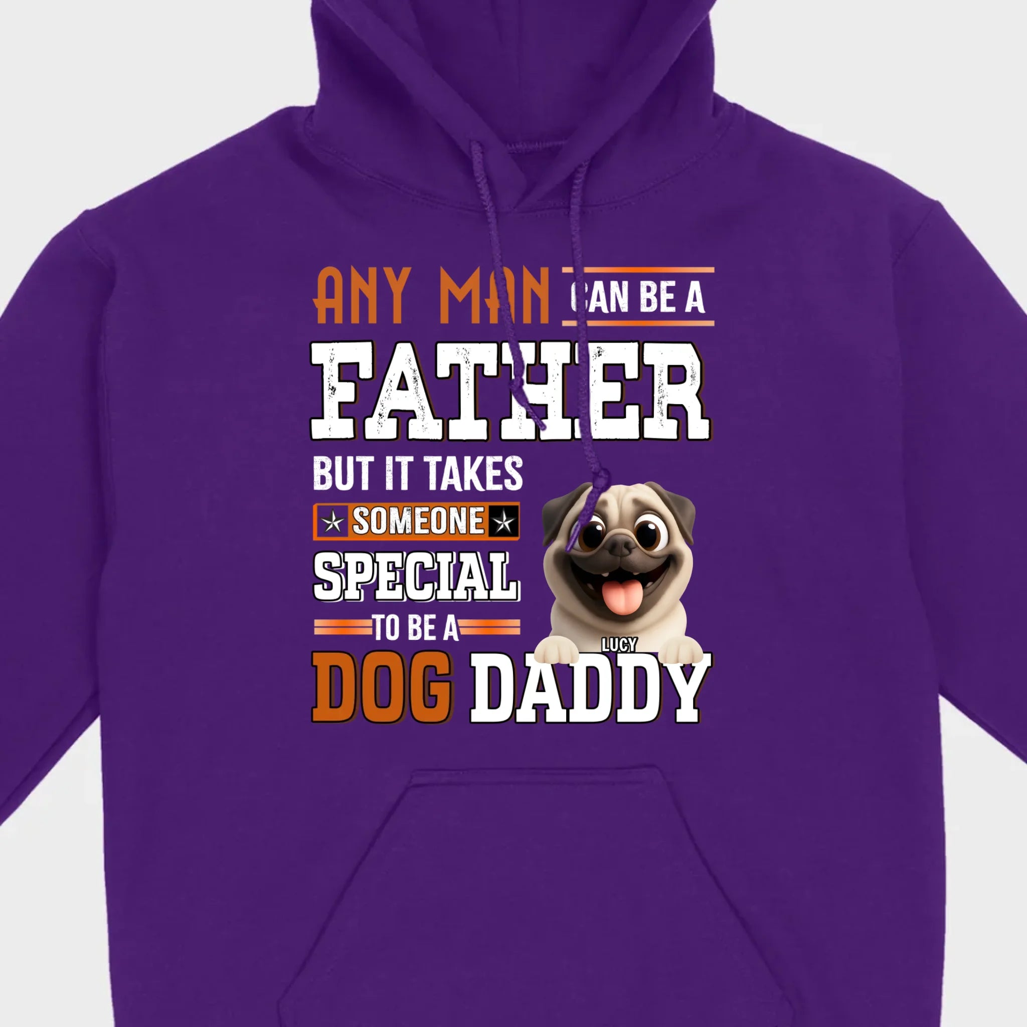 Custom Pug Lover Basic Tee – Celebrate Being A Special Dog Dad T-Shirts | 89Prints