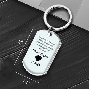 Personalized Pug Memorial Keychain – Custom Dog Photo & Name Keepsake | 89Prints