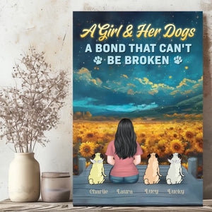 Personalized Pug Lover Canvas Wall Art – A Bond That Can't Be Broken Gift | 89Prints