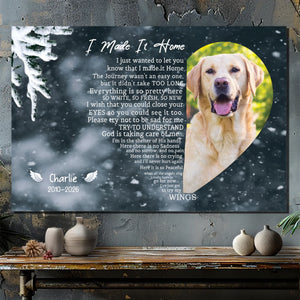 Custom Dog Memorial Painting: A Home With Lovely Angel Dogs For You
