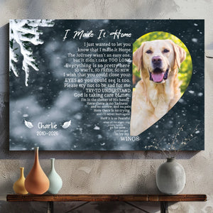 Custom Dog Memorial Painting: A Home With Lovely Angel Dogs For You