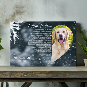 Custom Dog Memorial Painting: A Home With Lovely Angel Dogs For You