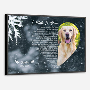 A Home With Lovely Angel Dogs – Custom Dog Memorial Poster to Honor Your Pup’s Memory - 89Prints