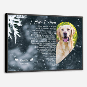 A Home With Lovely Angel Dogs – Custom Dog Memorial Poster to Honor Your Pup’s Memory - 89Prints