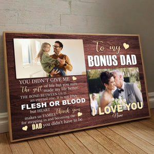 Bonus Dad Poster – A Heartfelt Thank You and Tribute to the Dad Who Stepped Up - 89Prints