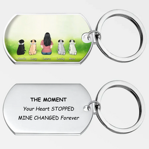 Custom Pug Lover Keychain - Personalized Mine Changed Forever Gift | 89Prints