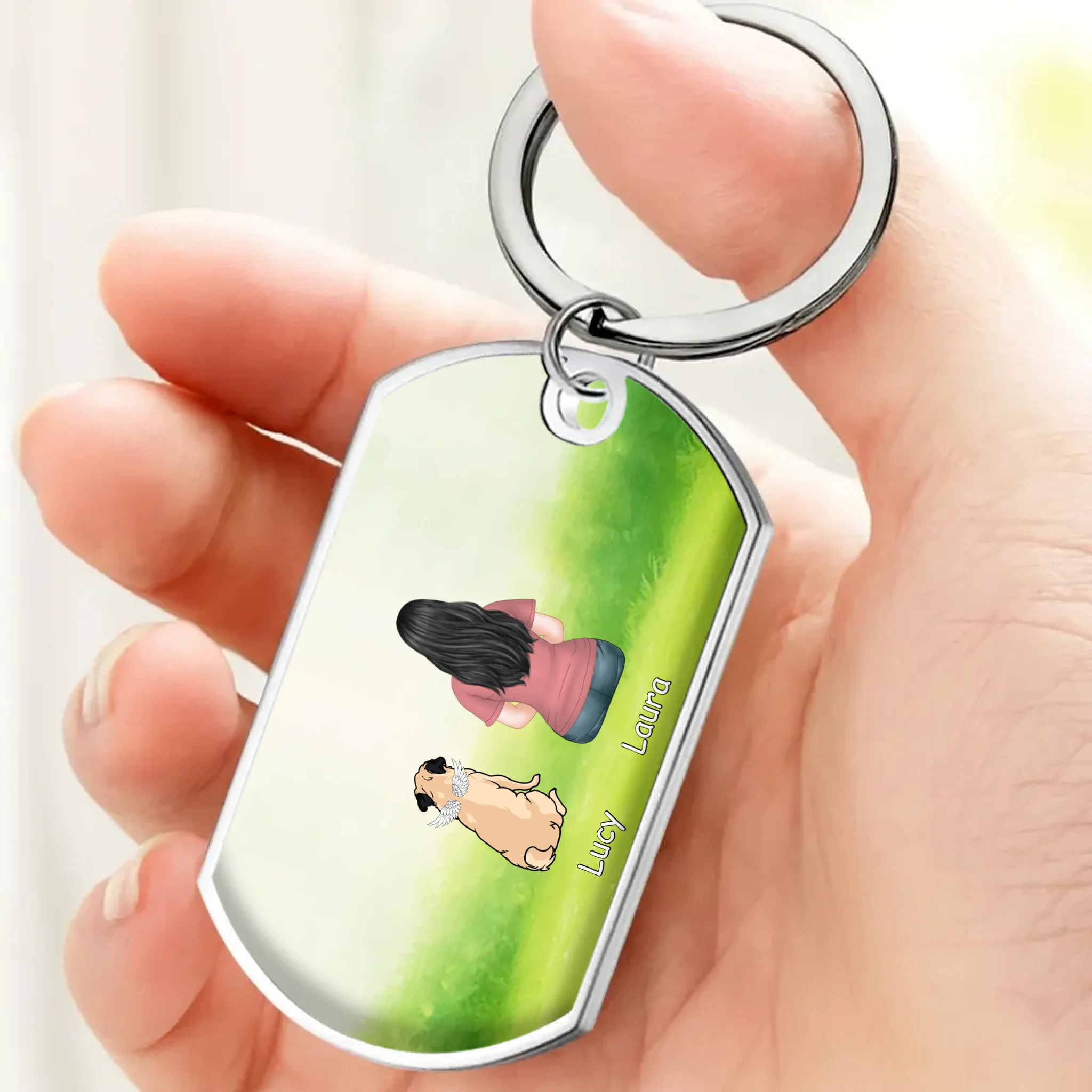 Custom Pug Lover Keychain - Personalized Mine Changed Forever Gift | 89Prints