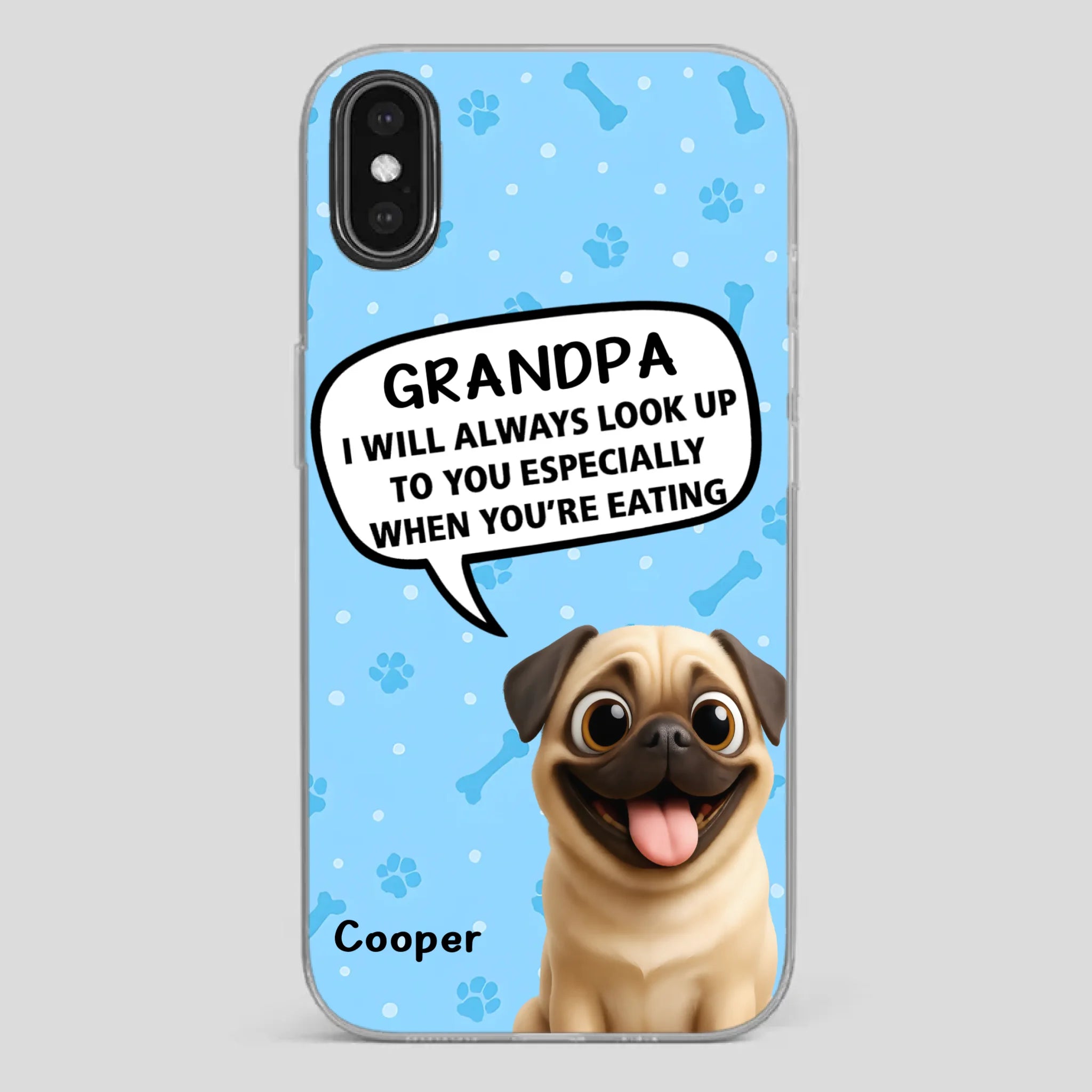 Personalized Pug Lover Phone Case – Dog Gift That Speaks From The Heart | 89Prints