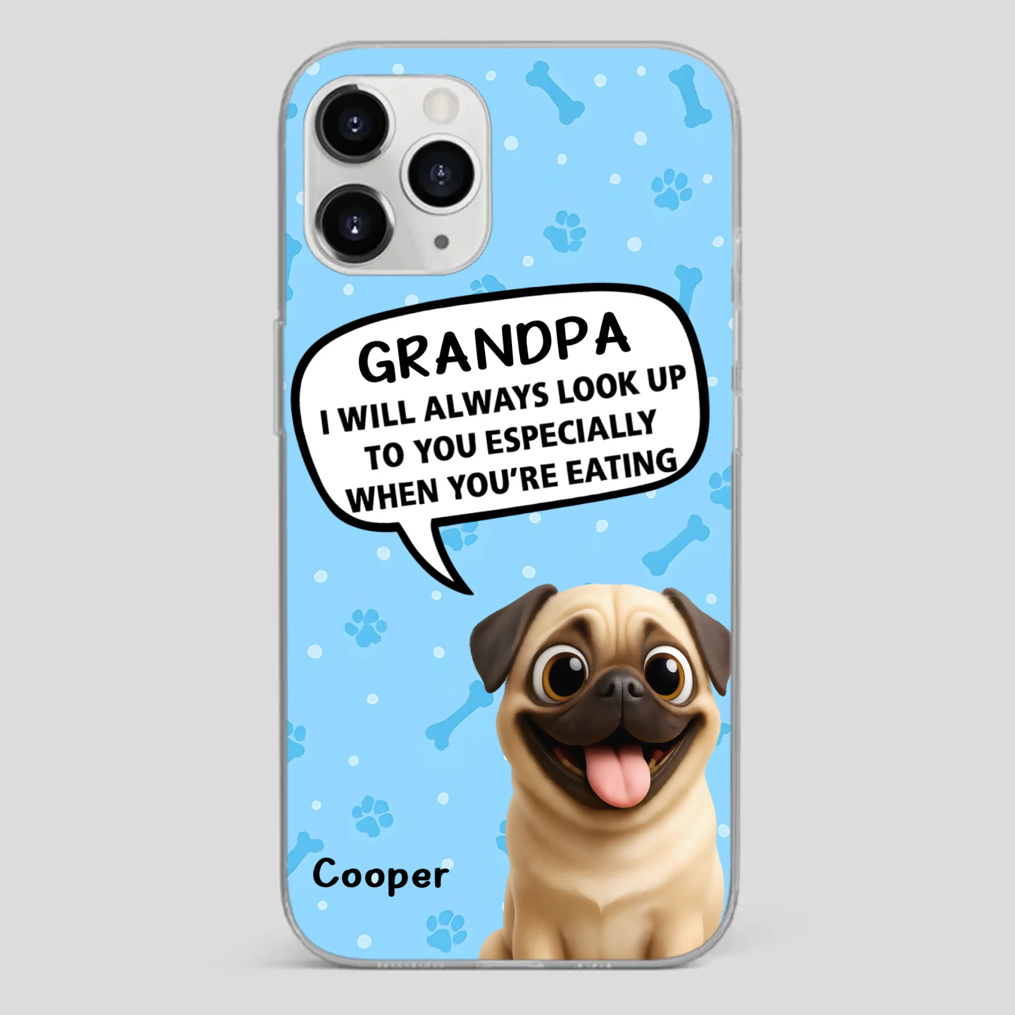 Personalized Pug Lover Phone Case – Dog Gift That Speaks From The Heart | 89Prints