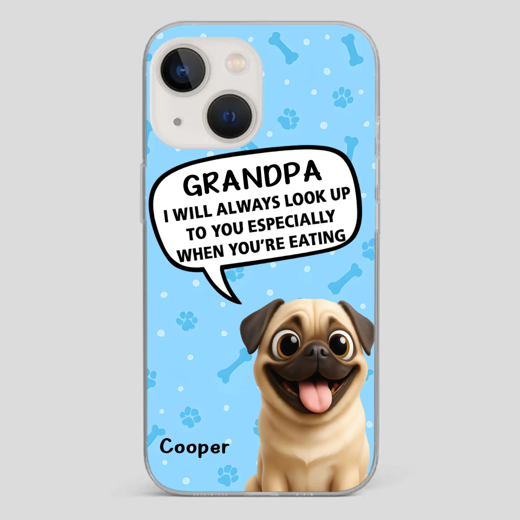 Personalized Pug Lover Phone Case – Dog Gift That Speaks From The Heart | 89Prints