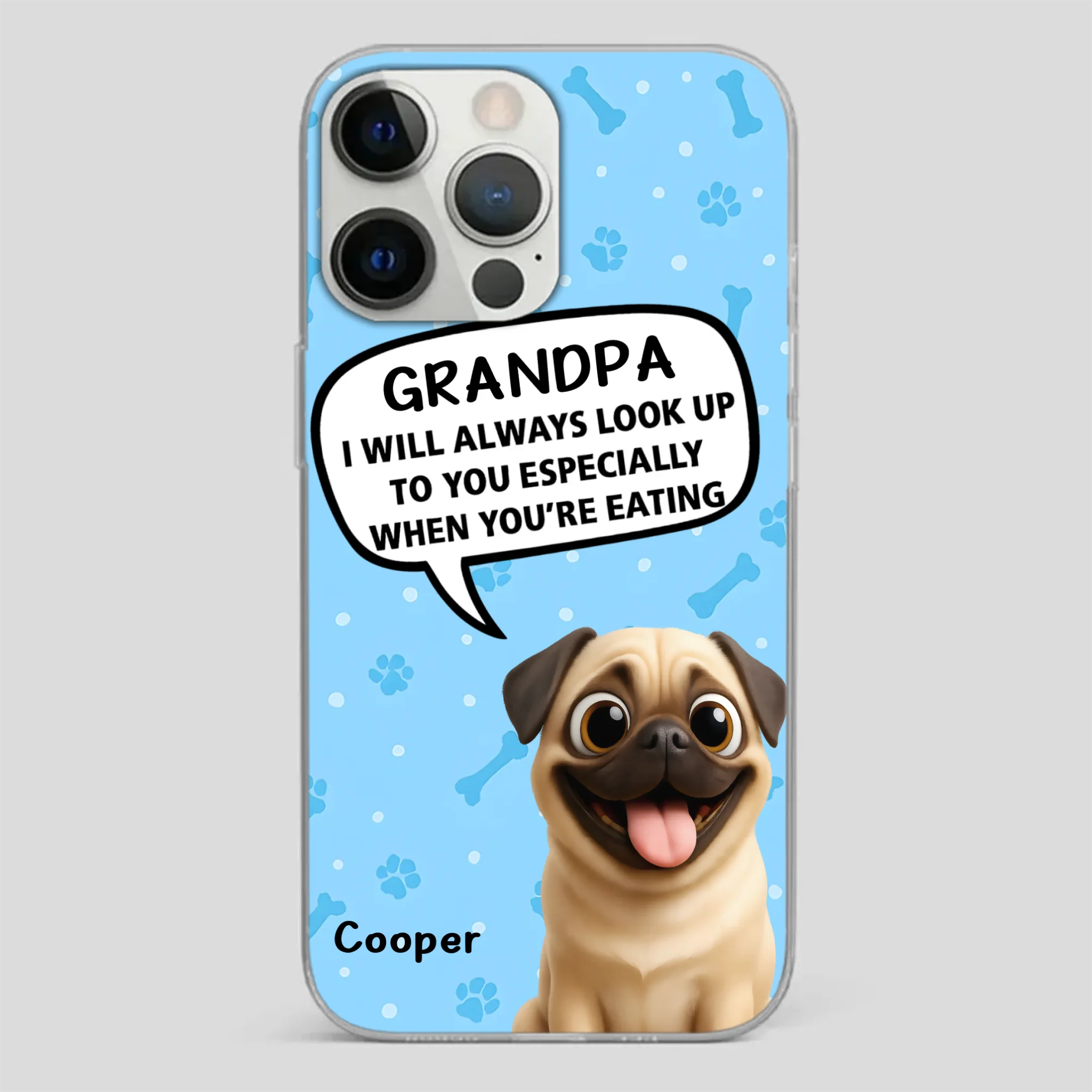 Personalized Pug Lover Phone Case – Dog Gift That Speaks From The Heart | 89Prints