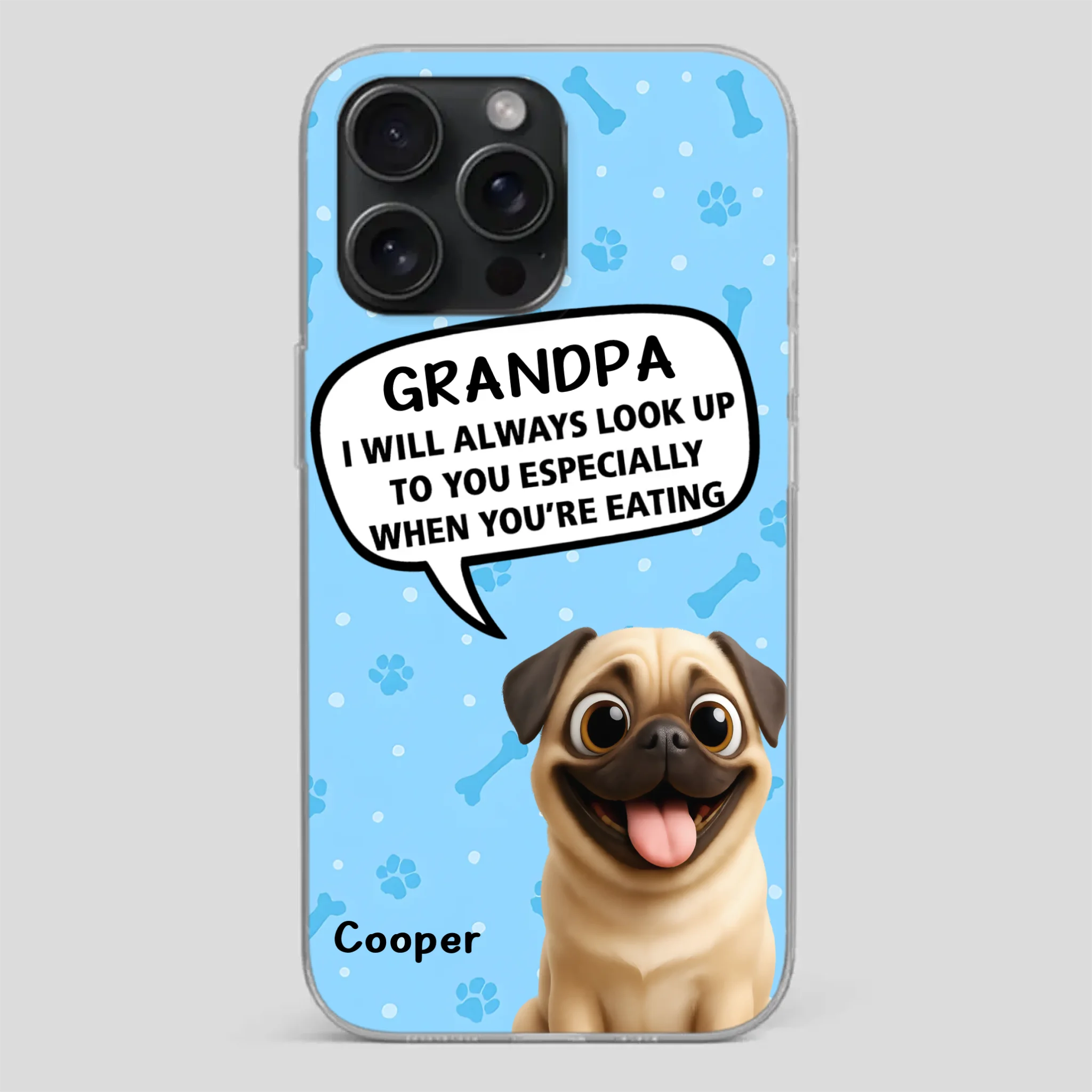Personalized Pug Lover Phone Case – Dog Gift That Speaks From The Heart | 89Prints