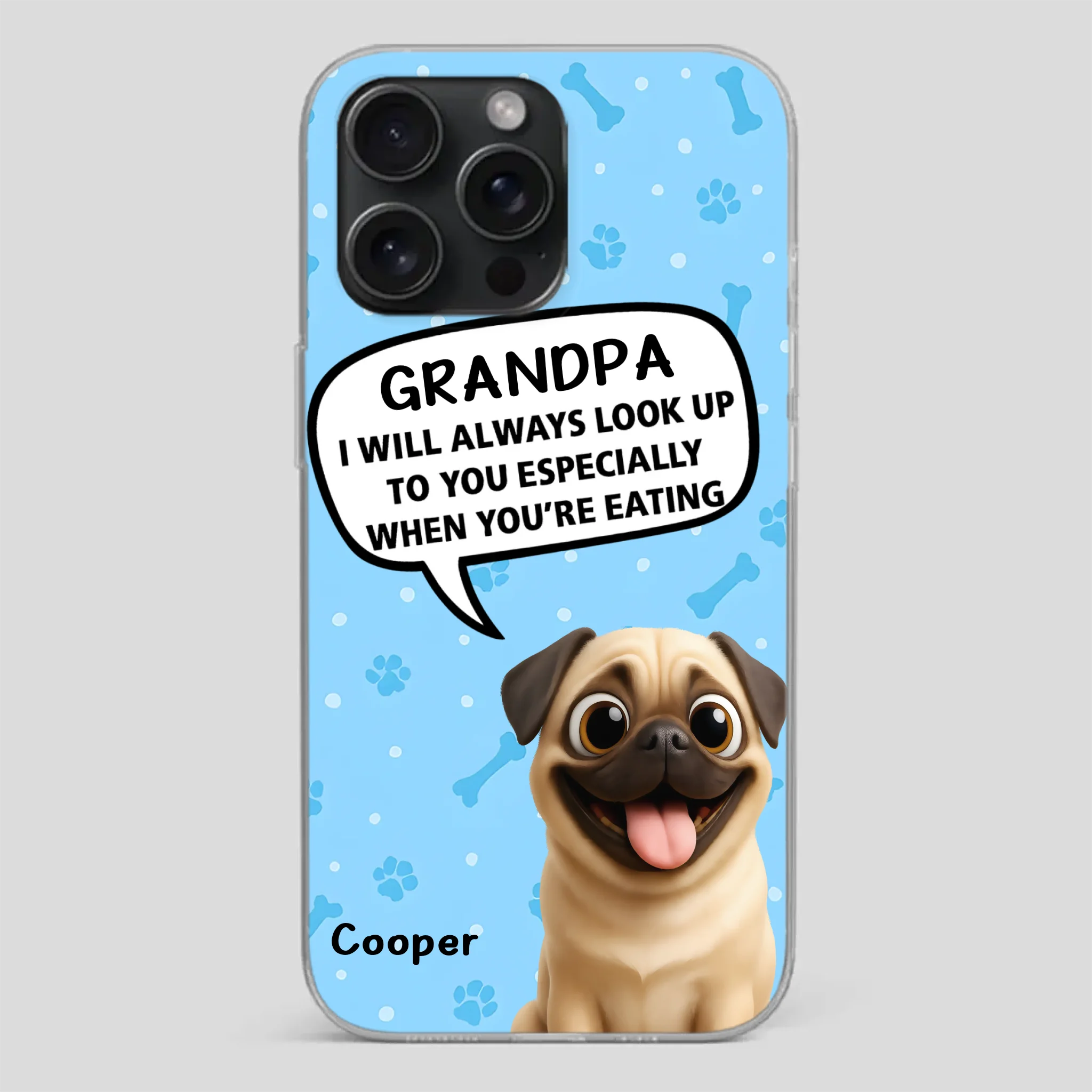 Personalized Pug Lover Phone Case – Dog Gift That Speaks From The Heart | 89Prints